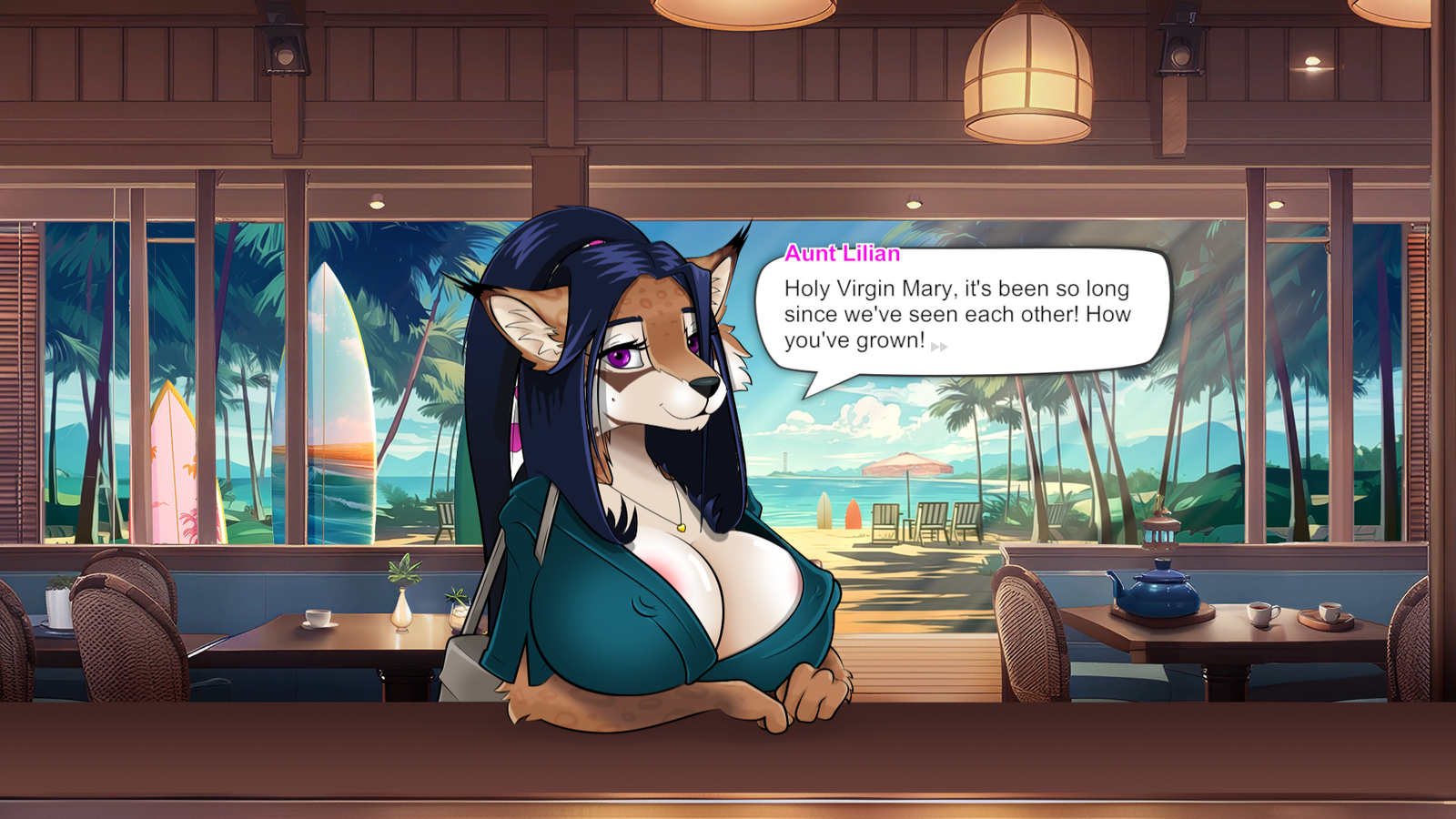 Furry Cafe alpha_0.3.13 [Mel Hornypaw] (Full Game)