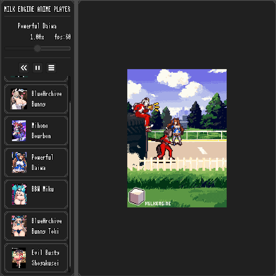 Milk Engine Anime Player [Kyosuke Fujiwara/Milk Engine] (Full Game)